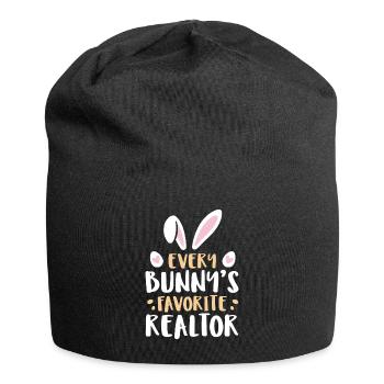 Real Estate Agent Real Estate Agent Gift - Jersey Beanie - black - Front