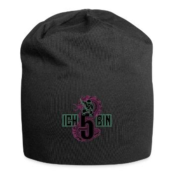 Ich Bin 5 Ninja Geburtstagsshirt - Jersey-Beanie - Schwarz - Vorne