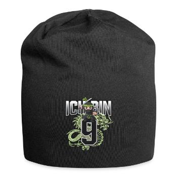 Ich Bin 9 Ninja Geburtstagsshirt - Jersey-Beanie - Schwarz - Vorne