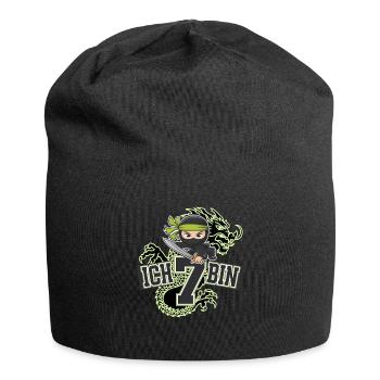 Ich Bin 7 Ninja Geburtstagsshirt - Jersey Beanie - black - Front