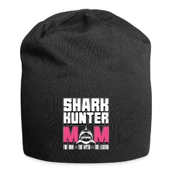 Maman chasseuse de requins L’idole aime la chasse aux fossiles - Bonnet en jersey - noir - Devant