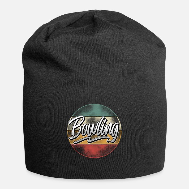 Bowling - Jersey-Beanie - Schwarz