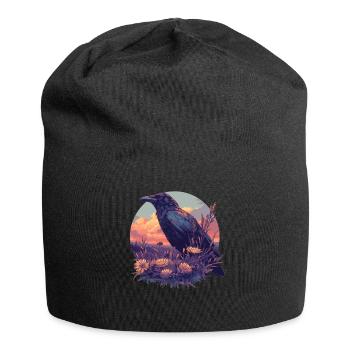 Corbeaux Corbeaux - Bonnet en jersey - noir - Devant