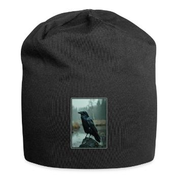 Corbeaux Corbeaux - Bonnet en jersey - noir - Devant