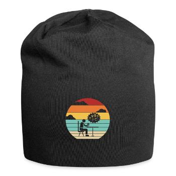 Retro-Legasthenie Apraxie Artikulationsstörung - Jersey-Beanie - Schwarz - Vorne