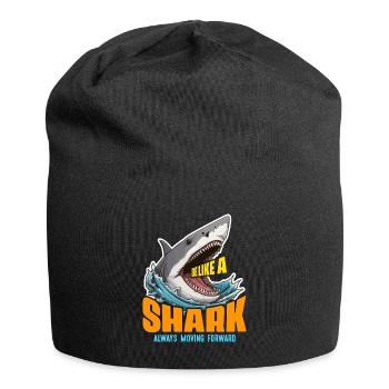Shark Hunting Be Like A Shark Always Scuba Diving - Jersey-Beanie - Schwarz - Vorne