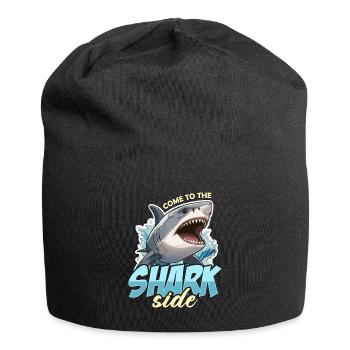 Shark Hunting Come To The Shark Side Paleontology - Jersey-Beanie - Schwarz - Vorne