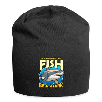 Shark Hunting In A World Full Of Fish Scuba Diving - Jersey-Beanie - Schwarz - Vorne
