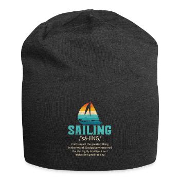Segelboot Segler - Jersey-Beanie - Anthrazit - Vorne