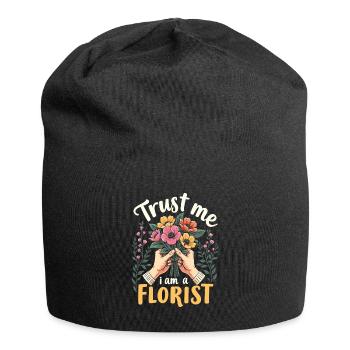 Florist Floristik Floristin - Jersey-Beanie - Schwarz - Vorne
