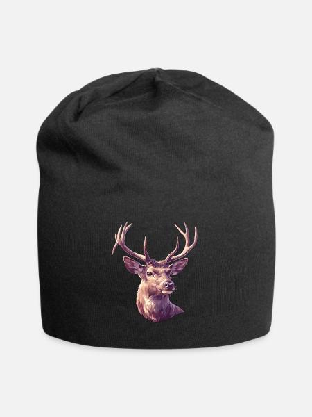 Cerf Cerf - Bonnet en jersey - noir