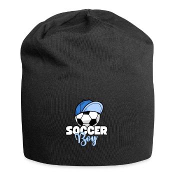 Soccer Boy Soccer Boy Soccer Boy Saying - Jersey Beanie - black - Front