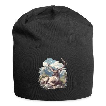 Deer Deer - Jersey Beanie - black - Front