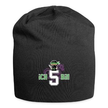 Ich Bin 5 Ninja Geburtstagsshirt - Jersey-Beanie - Schwarz - Vorne