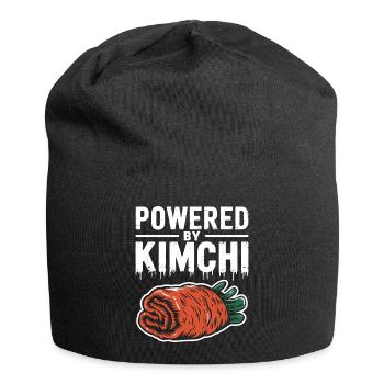 L’indulgence coréenne et l’amour du kimchi - Bonnet en jersey - noir - Devant