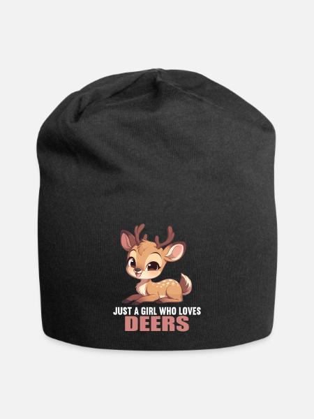 Cerf Cerf - Bonnet en jersey - noir