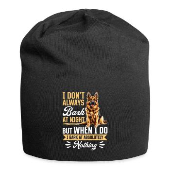 Funny German Shepherd Lover Dog Owner - Jersey-Beanie - Schwarz - Vorne
