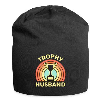 Ehemann Ehe Männer Geschenkidee Heirat Hochzeit - Jersey-Beanie - Schwarz - Vorne