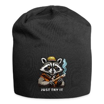 WASCHBÄR JOINT JUST TRY IT - Jersey-Beanie - Schwarz - Vorne