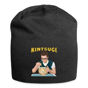 KINTSUGI - Bonnet en jersey - noir - Devant