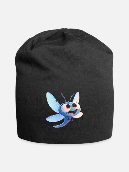 Libellen Libelle - Jersey-Beanie - Schwarz