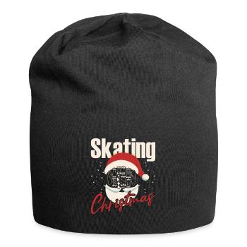 Skateboard Art Pour Garçons Filles Hommes Skateboard Cadeaux - Bonnet en jersey - noir - Devant