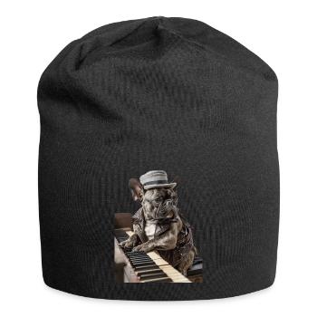 Bouledogue français - Bonnet en jersey - noir - Devant