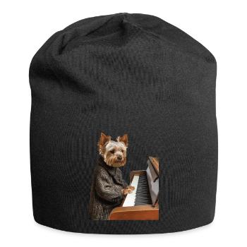 Yorkshire Terrier - Jersey Beanie - black - Front