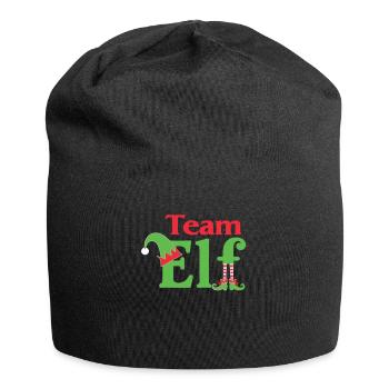 Team Elf Eleven Elves Elves Christmas Eleven Xmas - Jersey Beanie - black - Front
