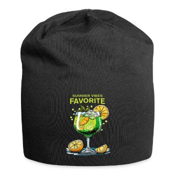DRINK SPRITZ SUMMER VIBES FAVORITE - Jersey Beanie - black - Front