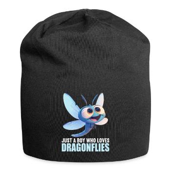 Dragonflies Dragonfly - Jersey Beanie - black - Front