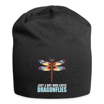 Dragonflies Dragonfly - Jersey Beanie - black - Front