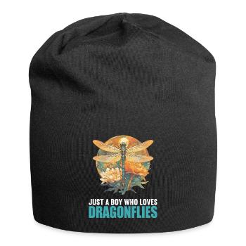 Dragonflies Dragonfly - Jersey Beanie - black - Front