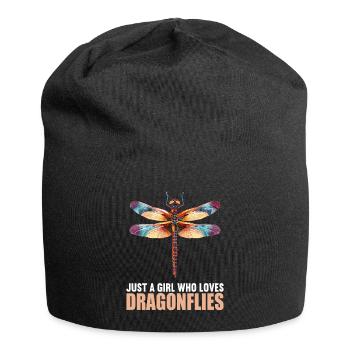 Dragonflies Dragonfly - Jersey Beanie - black - Front