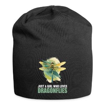 Dragonflies Dragonfly - Jersey Beanie - black - Front