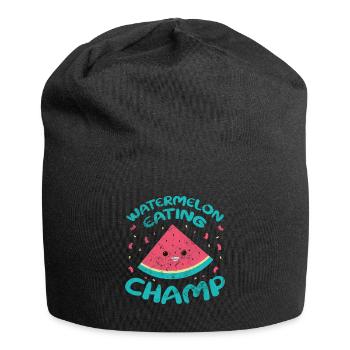 Watermelon - Jersey Beanie - black - Front