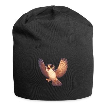 Faucon Faucon - Bonnet en jersey - noir - Devant
