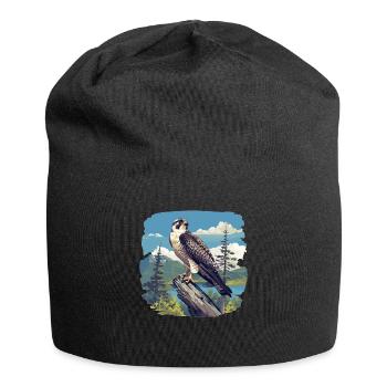 Faucon Faucon - Bonnet en jersey - noir - Devant