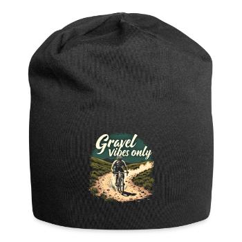Gravel Vibes Only Gravel Bike Gravel Fahrrad - Jersey Beanie - black - Front