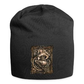 Schöne Frauen Steampunk Liebhaber - Jersey-Beanie - Schwarz - Vorne