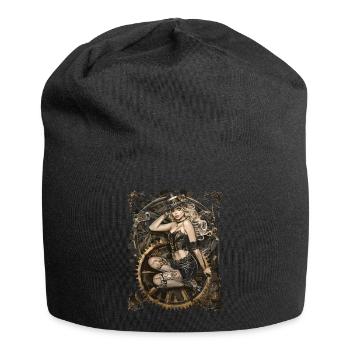 Schöne Frauen Steampunk Liebhaber - Jersey-Beanie - Schwarz - Vorne