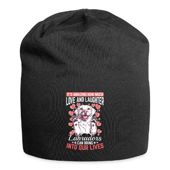 Labrador Lover Dog Owner - Jersey-Beanie - Schwarz - Vorne