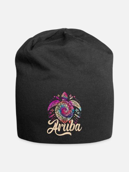 Aruba - Jersey-Beanie - Schwarz