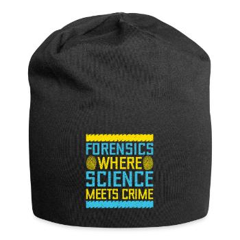 Forensic Science Major Science Meets Crime - Jersey Beanie - black - Front