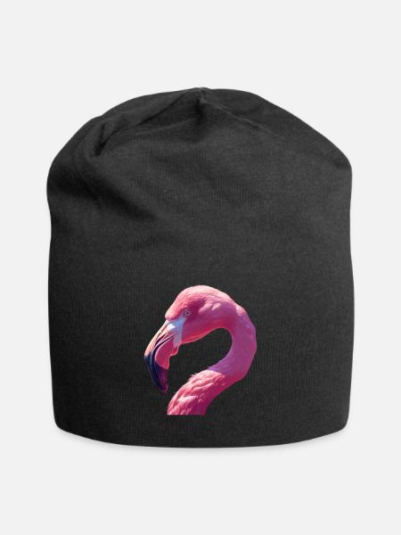 Flamants roses Flamant rose - Bonnet en jersey - noir