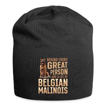 Belgian Malinois Dog Owner - Jersey Beanie - black - Front
