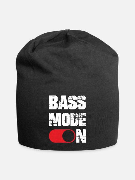 Bass mode on funny - Jersey-Beanie - Schwarz
