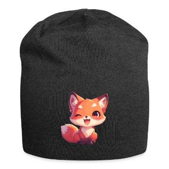Füchse Fuchs - Jersey-Beanie - Anthrazit - Vorne
