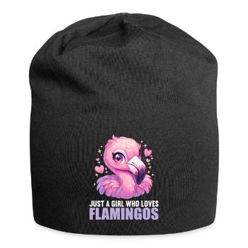 Flamingos Flamingo - Jersey Beanie - black - Front