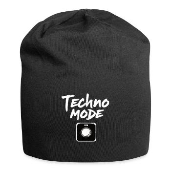 Mode Techno sur Techno Techno Musique Techno - Bonnet en jersey - noir - Devant